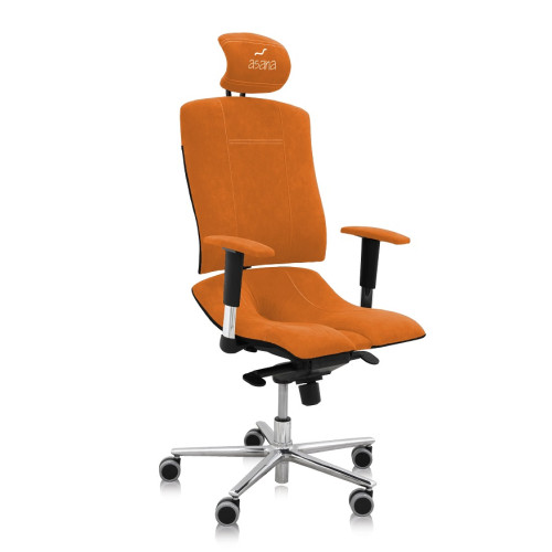 Ergonomická židle Ásana Alcantara line Mandarin